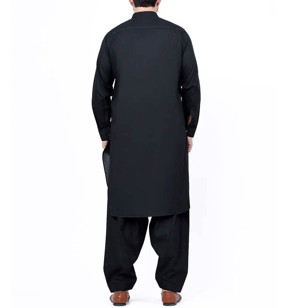 Royal Monarch Black Shalawar Kameez